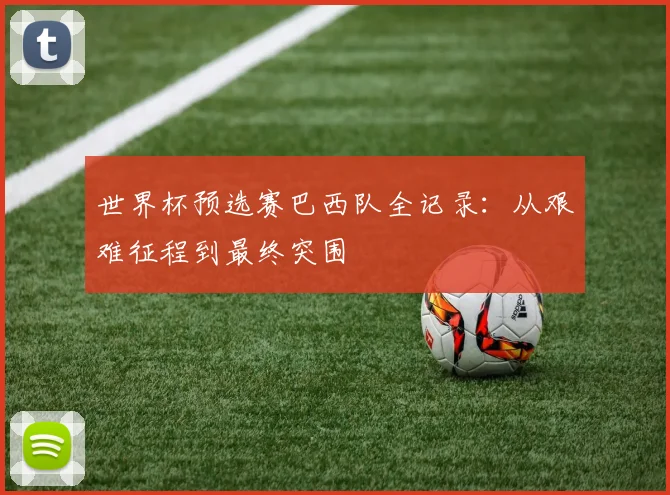 世界杯预选赛巴西队全记录：从艰难征程到最终突围